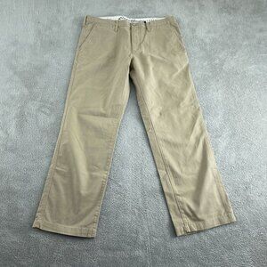 Eddie Bauer Mens Classic Fit Khaki Chino Pants Size 36x32 Cotton Blend 5463